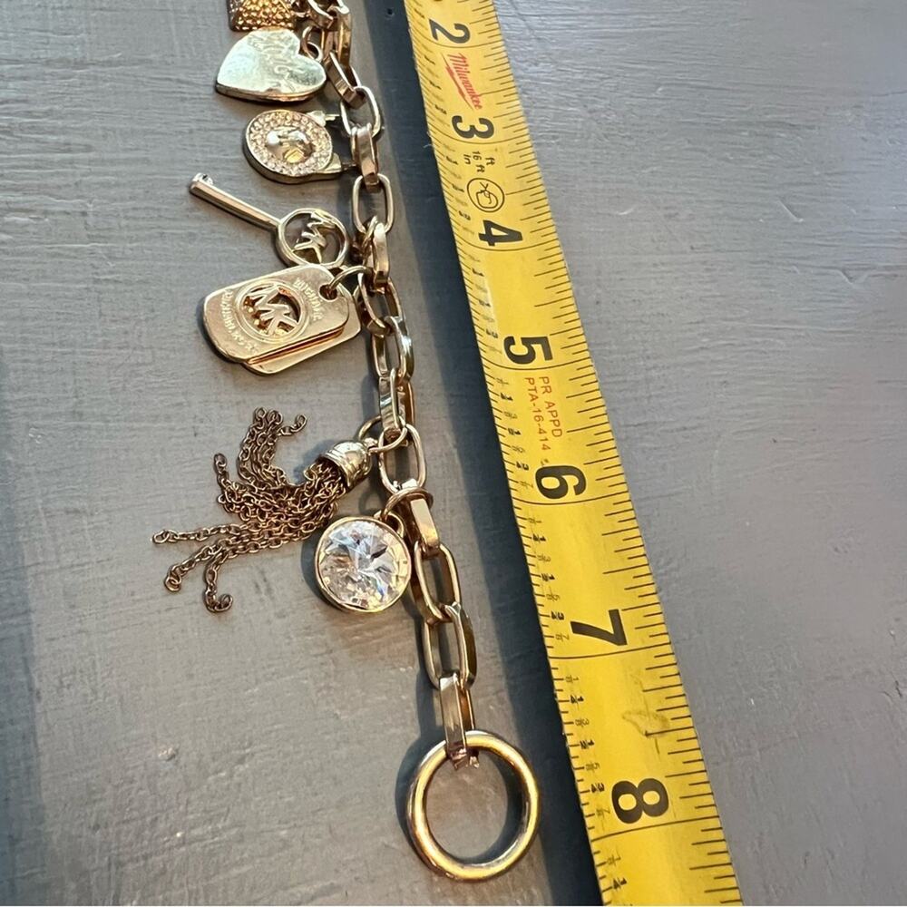 Michael Kors Gold Tone Charm Bracelet - Picture 7 of 7